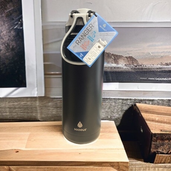 Manna black tumbler stainless steel 40oz The Ranger Pro cold or hot carry handle - Picture 3 of 7